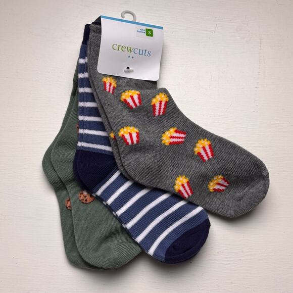 Crewcuts Kid's Three Design Variety Pack  Fun Patterned Socks NWT - Picture 1 of 6